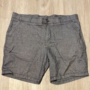 Denver Hayes Charcoal Flat Front Shorts